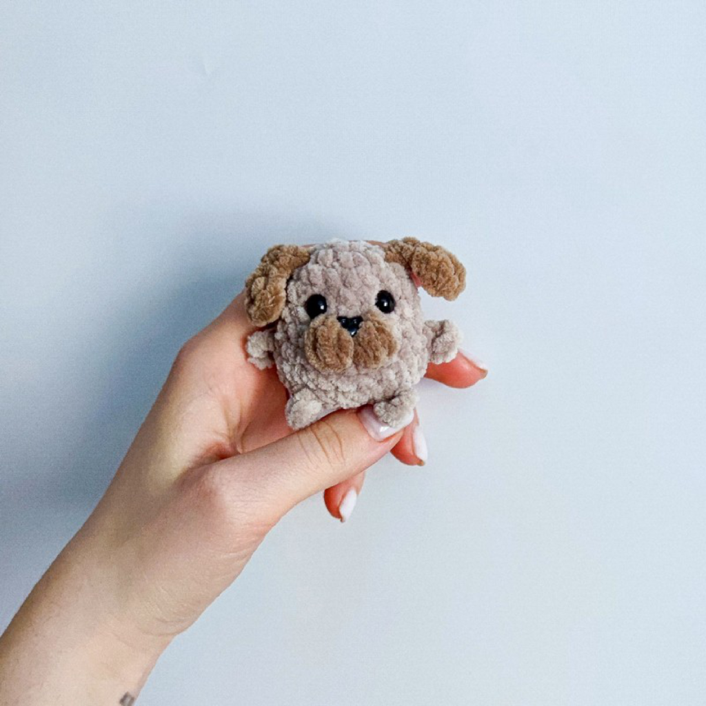 Easy No-Sew Plush Puppy Crochet Pattern