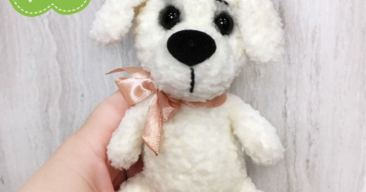 Adorable Plush Pearl Doggy Crochet Pattern