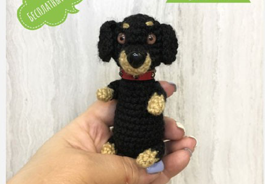 Adorable Crochet Dachshund: Easy Amigurumi Pattern