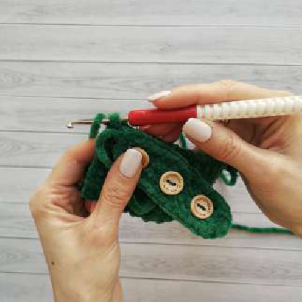 Crab stitch joining 2