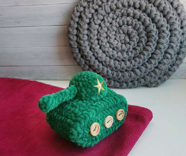 How To Crochet An Adorable Plush Tank