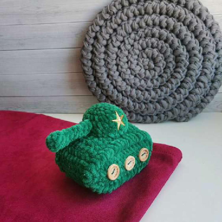 How To Crochet An Adorable Plush Tank