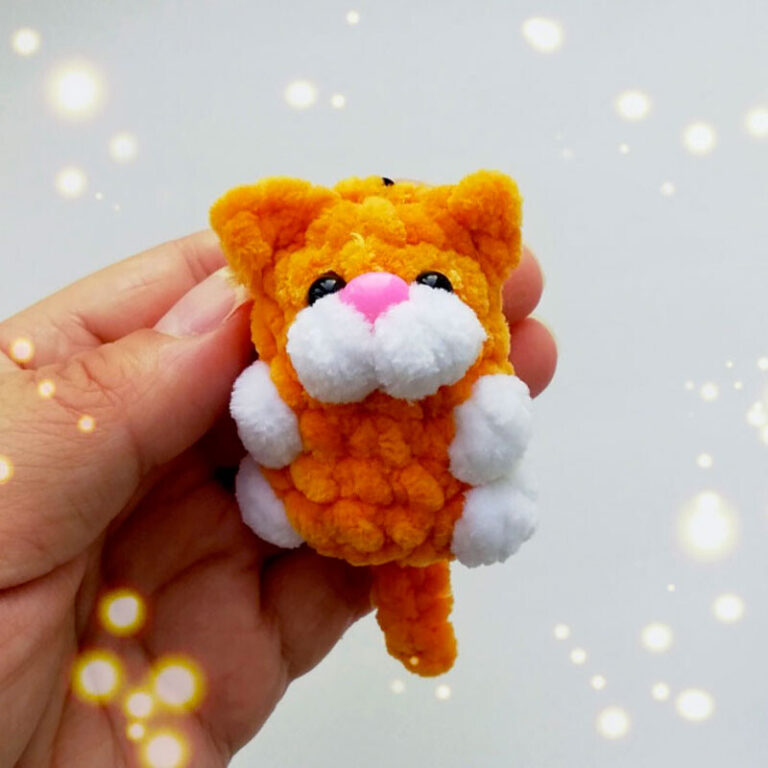How to Crochet the Ultimate Pocket-Sized Plush Orange Cat (Easy DIY Amigurumi!)