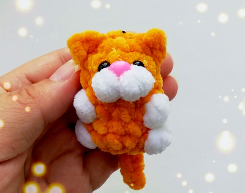 How to Crochet the Ultimate Pocket-Sized Plush Orange Cat (Easy DIY Amigurumi!)